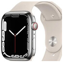 Smartwatch Apple Watch Series 7 Beżowo-srebrny