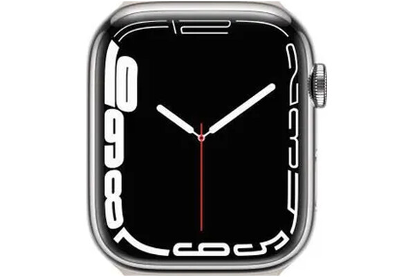 Smartwatch Apple Watch Series 7 Beżowo-srebrny