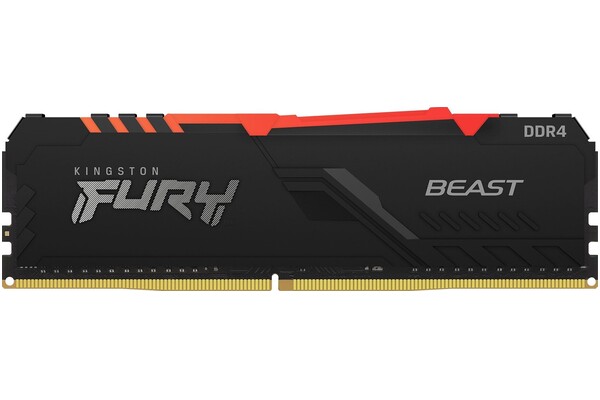 Pamięć RAM Kingston Fury Beast RGB 8GB DDR4 3733MHz 1.35V