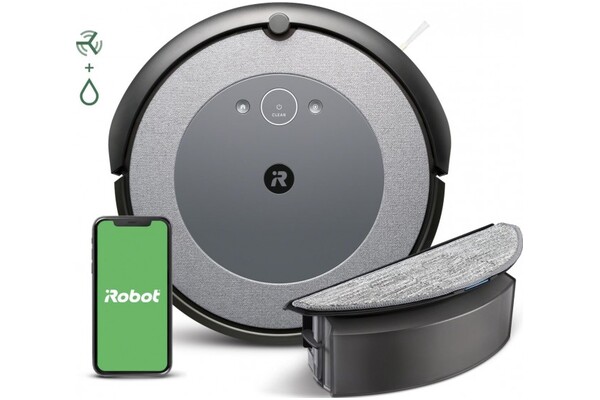 Odkurzacz iRobot I5 Roomba (i5176) robot sprzątający z pojemnikiem szary