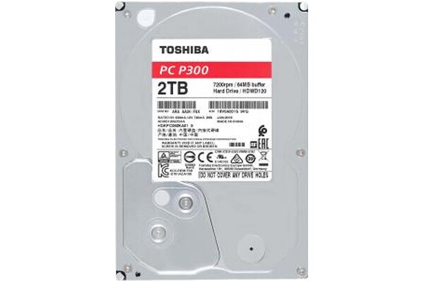 Dysk wewnętrzny TOSHIBA HDWD120UZSVA P300 HDD SATA (3.5") 2TB