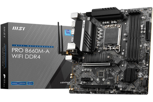 Płyta główna MSI B660MA Pro WiFi Socket 1700 Intel B660 miniATX