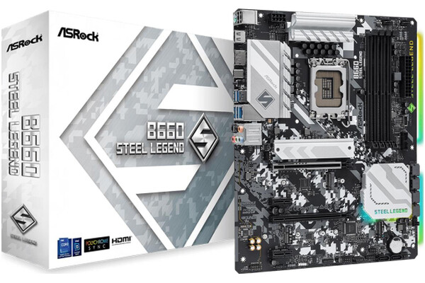 Płyta główna ASrock B660 Steel Legend Socket 1700 Intel B660 ATX