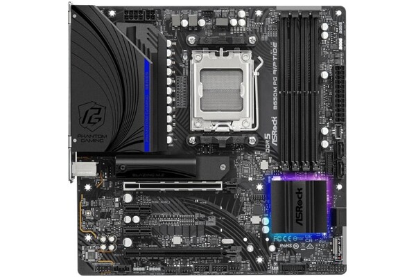 Płyta główna ASrock B650M Phantom Gaming Riptide Socket AM5 AMD B650 miniATX
