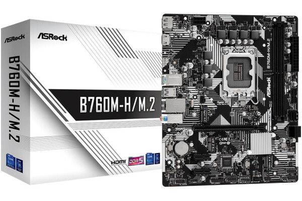 Płyta główna ASrock B760M H/M.2 Socket 1700 Intel B760 miniATX