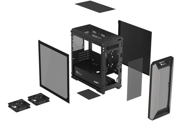 Obudowa PC Genesis Irid 513 Micro Tower czarny