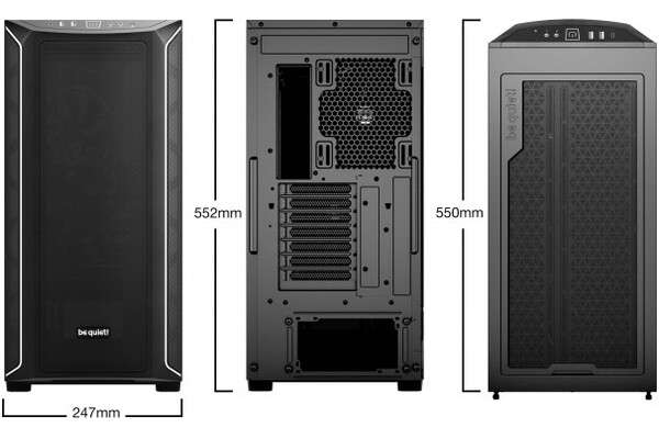Obudowa PC be quiet! Shadow Base 800 Midi Tower czarny