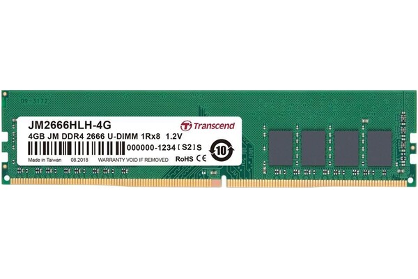 Pamięć RAM Transcend JetRam 4GB DDR4 2666MHz 1.2V