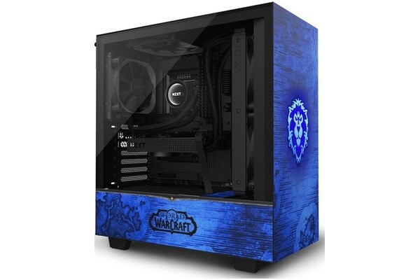 Obudowa PC NZXT H510B WoW Alliance Midi Tower niebieski