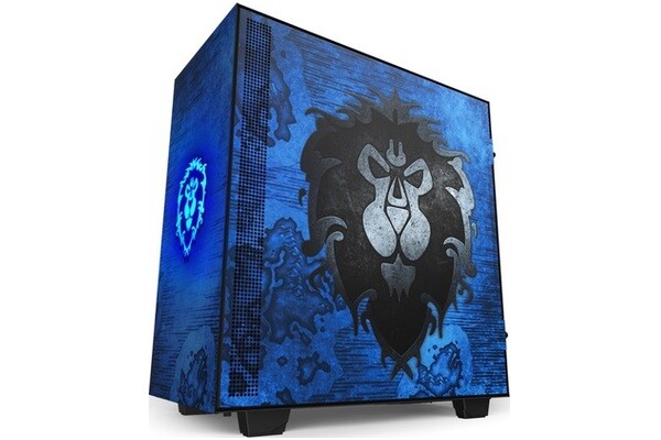 Obudowa PC NZXT H510B WoW Alliance Midi Tower niebieski