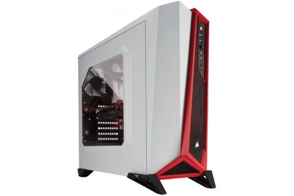 Obudowa PC CORSAIR SPEC-ALPHA Carbide Midi Tower biało-czerwony