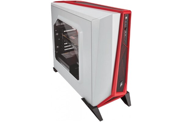 Obudowa PC CORSAIR SPEC-ALPHA Carbide Midi Tower biało-czerwony