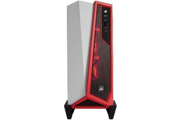 Obudowa PC CORSAIR SPEC-ALPHA Carbide Midi Tower biało-czerwony