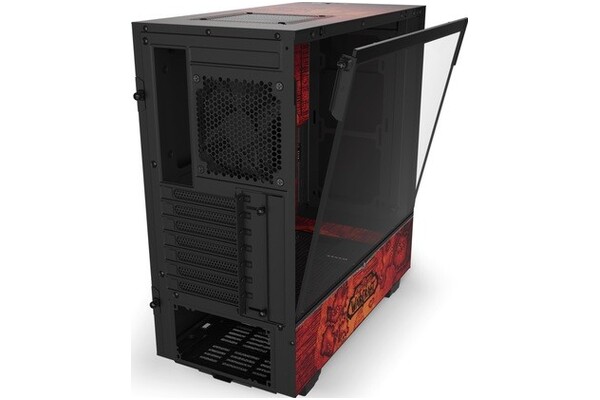 Obudowa PC NZXT H510B WoW Horde Midi Tower czerwony