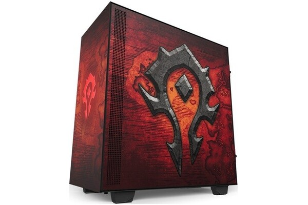 Obudowa PC NZXT H510B WoW Horde Midi Tower czerwony