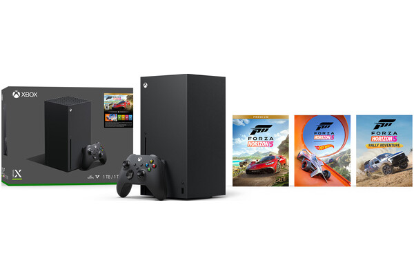 Konsola Microsoft Xbox Series X 1TB czarny + Forza Horizon 5 Ultimate