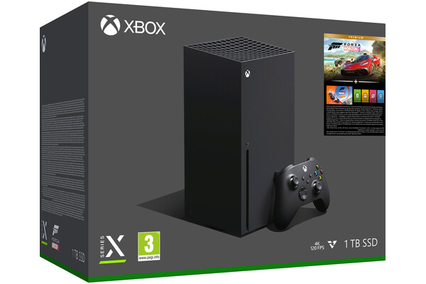Konsola Microsoft Xbox Series X 1TB czarny + Forza Horizon 5 Ultimate