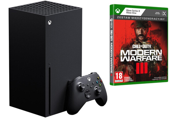 Konsola Microsoft Xbox Series X 1TB czarny + Call of Duty Modern Warfare III