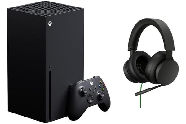 Konsola Microsoft Xbox Series X 1024GB czarny + Słuchawki przewodowe