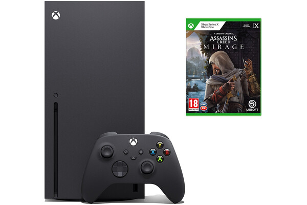 Konsola Microsoft Xbox Series X 1024GB czarny + Assassins Creed Mirage