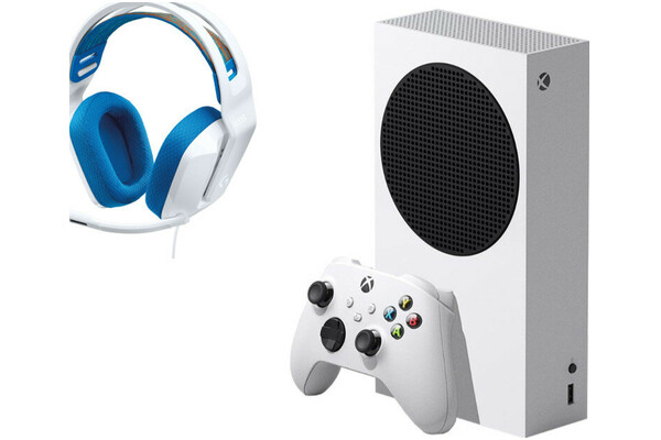 Konsola Microsoft Xbox Series S 512GB biały + Słuchawki Logitech