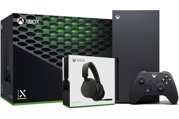 Konsola Microsoft Xbox Series X 1TB czarny + słuchawki Stereo