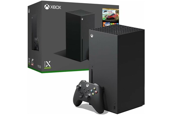 Konsola Microsoft Xbox Series X 1TB czarny + EA Sports FC 24, Forza Horizon 5