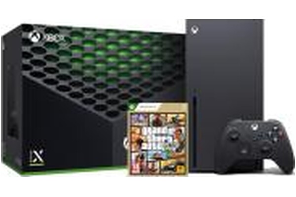 Konsola Microsoft Xbox Series X 1TB czarny + Grand Theft Auto V