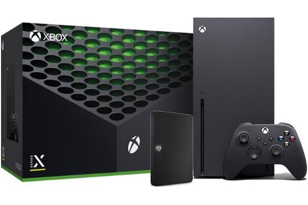 Konsola Microsoft Xbox Series X 1TB czarny + dysk Seagate Expansion 1TB