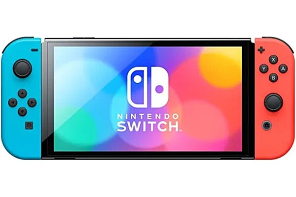 Konsola Nintendo Switch OLED 64GB niebiesko-czerwony