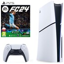 Konsola Sony PlayStation 5 Slim 1024GB biało-czarny + EA SPORTS FC 24