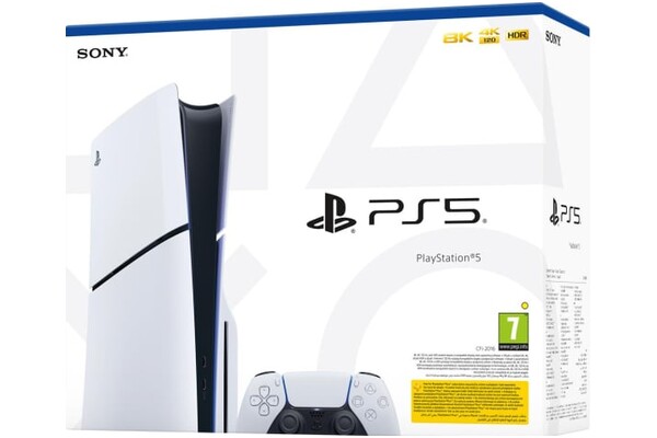 Konsola Sony PlayStation 5 Slim 1TB biało-czarny + EA SPORTS FC 24