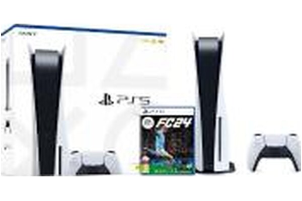 Konsola Sony PlayStation 5 825GB biały + EA SPORTS FC 24