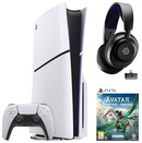 Konsola Sony PlayStation 5 Slim 1024GB biało-czarny + Avatar Frontiers of Pandora + słuchawki STEELSERIES