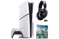 Konsola Sony PlayStation 5 Slim 1024GB biało-czarny + Avatar Frontiers of Pandora + słuchawki STEELSERIES