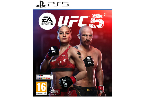 Konsola Sony PlayStation 5 Slim 1TB biało-czarny + EA Sports UFC 5