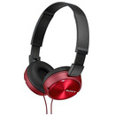 Słuchawki Sony MDRZX310R Nauszne Przewodowe czerwono-czarny