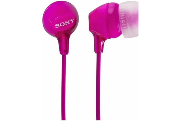 Słuchawki Sony MDREX15LPPI Dokanałowe Przewodowe różowy