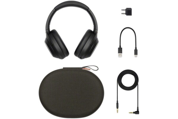 Słuchawki Sony WH1000XM4C Nauszne Bezprzewodowe czarny