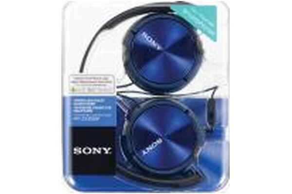Słuchawki Sony MDRZX310APL Nauszne Przewodowe niebieski