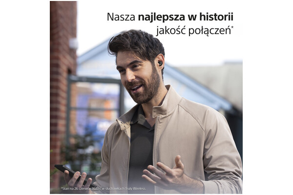 Słuchawki Sony WF1000XM5 Dokanałowe Bezprzewodowe czarny