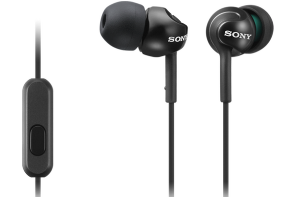 Słuchawki Sony MDREX110APB Dokanałowe Przewodowe czarny