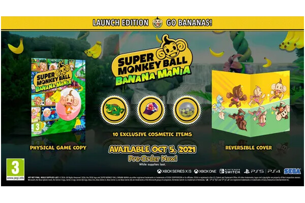 Super Monkey Ball Banana Mania Edycja Premierowa Nintendo Switch