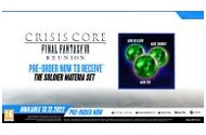 Crisis Core Final Fantasy VII Reunion Nintendo Switch