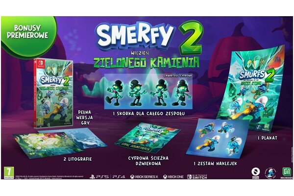 Smerfy 2 Więzień Zielonego Kamienia Nintendo Switch