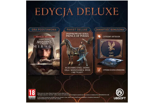 Assassins Creed Mirage Edycja Deluxe PlayStation 5