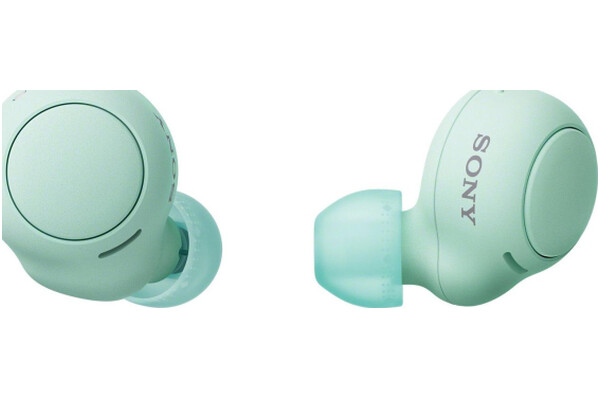 Słuchawki Sony WFC500 Dokanałowe Bezprzewodowe zielony