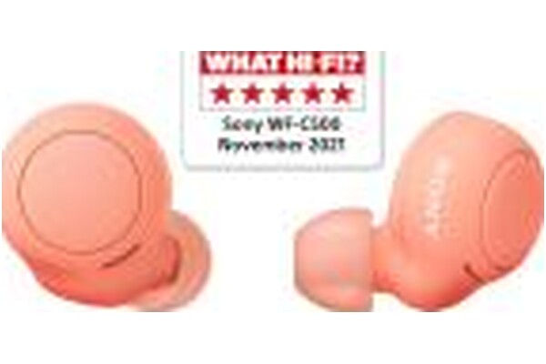 Słuchawki Sony WFC500 Dokanałowe Bezprzewodowe pomarańczowy