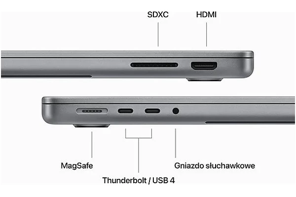 Laptop Apple MacBook Pro 14.2" Apple M3 M3 8GB 512GB SSD macOS Sonoma