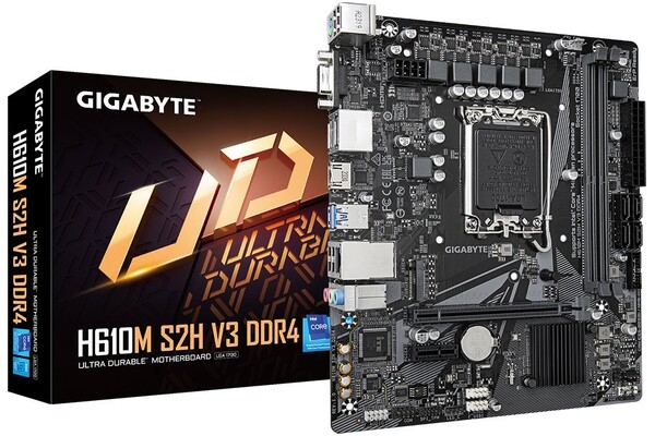 Płyta główna GIGABYTE H610MS2H V3 Socket 1700 Intel H610 DDR4 microATX